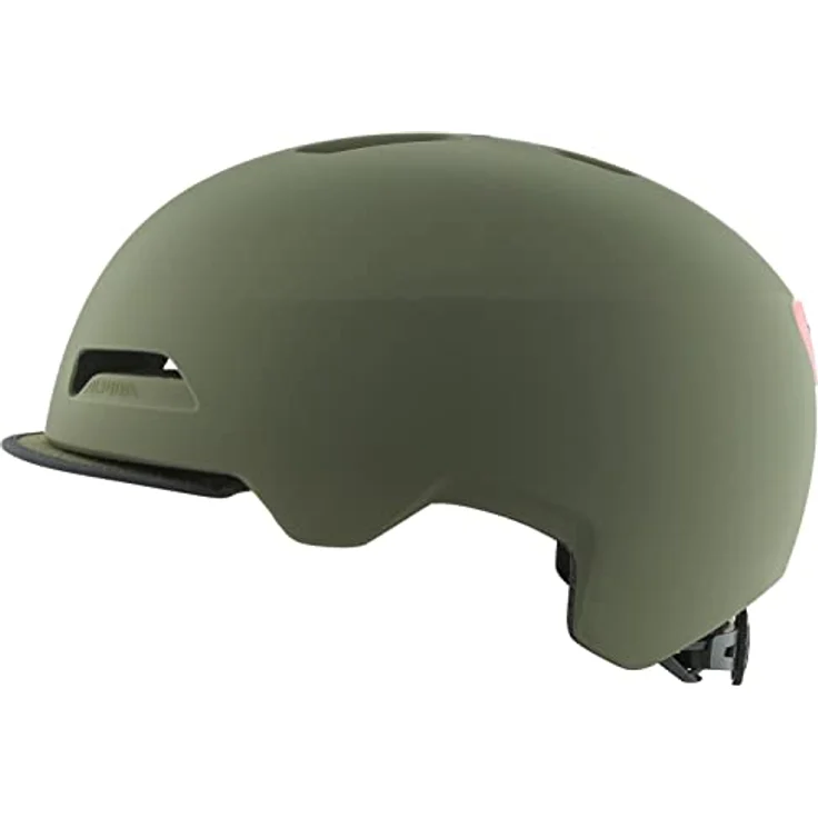 ALPINA BROOKLYN - Urban Fahrradhelm mit LED-Licht, robust und komfortabel, olive matt, 52-57 cm – Bild 3