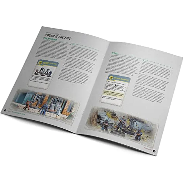 Modiphius Entertainment Fallout Wasteland Warfare: Capital Rules Expansion, Brettspiel mit neuen Enclave-Truppen und 135 zusätzlichen Spielkarten, Englisch – Bild 3
