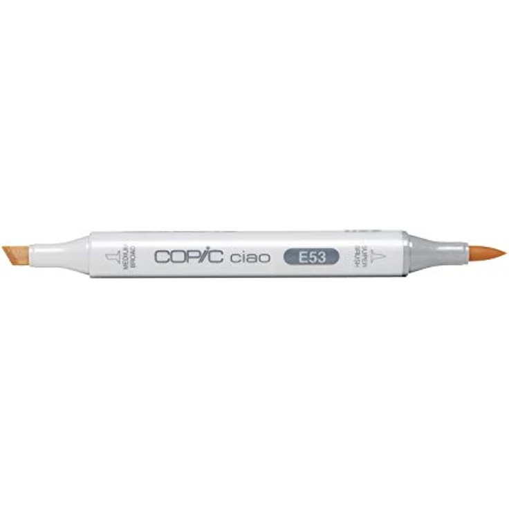 COPIC Ciao Marker Typ E - 53, Raw Silk, vielseitiger Layoutmarker, alkoholbasiert, mit einer mittelbreiten und einer Brush-Spitze – Bild 2
