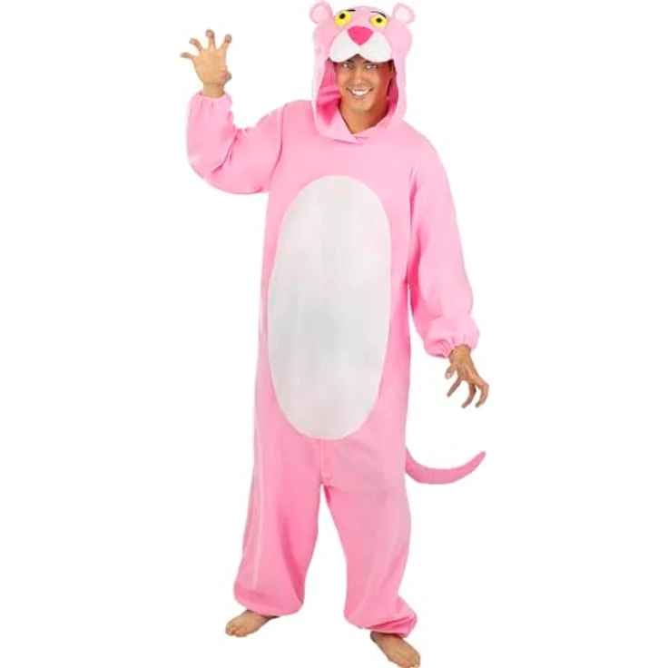 Funidelia Pink Panther Kostüm für Erwachsene, Rosa, L-XL, 100% Polyester, mit offizieller Lizenz für Karneval & Halloween – Bild 1