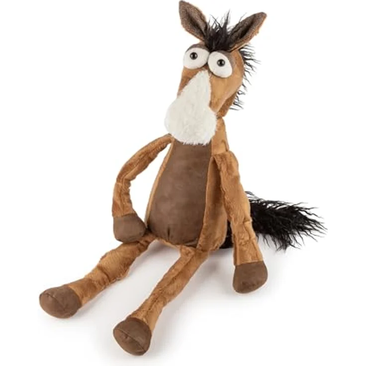 Sigikid 31015 Pferd Rodeo Rose, BeastsTown, Kuscheltier: Sammeln, Schenken, Spielen, Schmusen, 3-99 Jahre, Plüschtier, grau – Bild 1