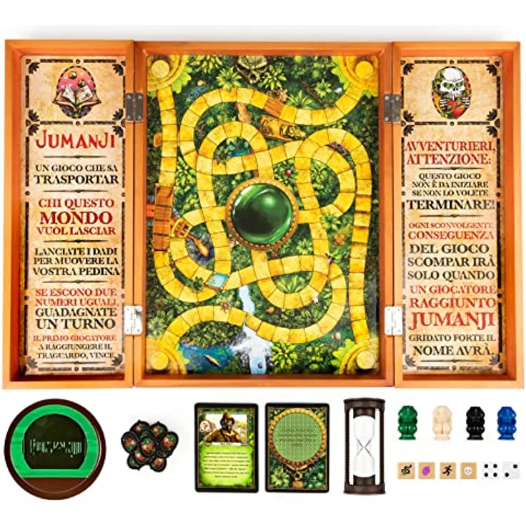 Spin Master Games Jumanji Legno Total Refresh, edle Holzversion aus der Original-Filmausgabe – Bild 4