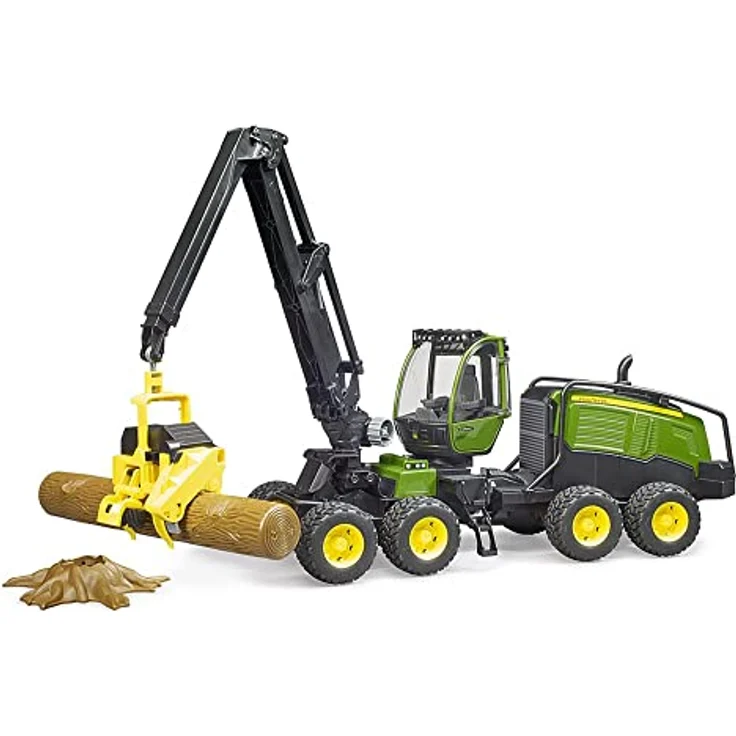 Bruder 02135 'John Deere 1270G Harvester', Spielfahrzeug mit 1 Baumstamm, 1:16, ab 4 Jahren – Bild 6