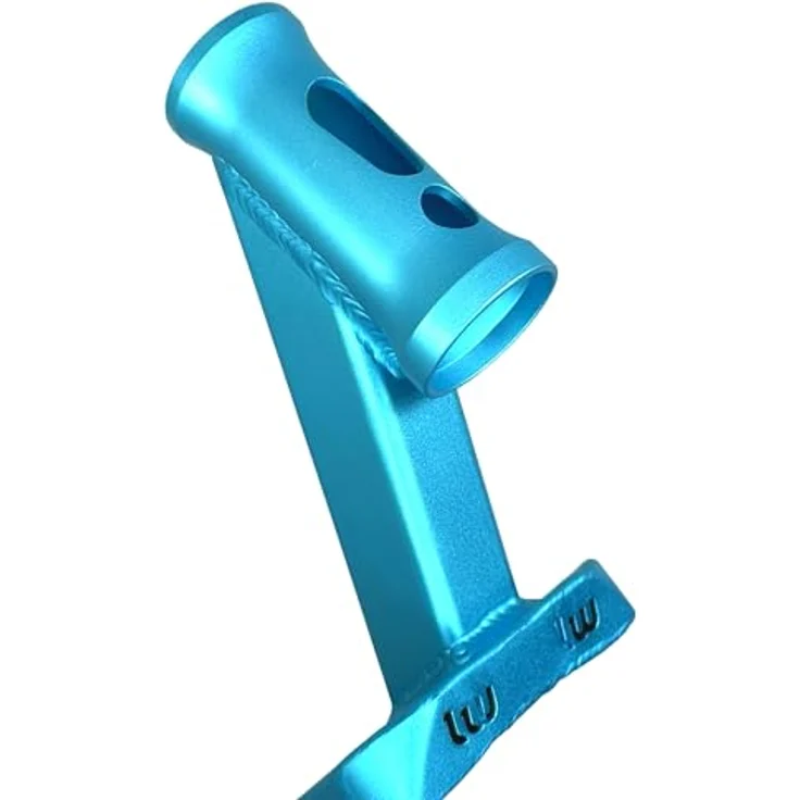 Longway Kaiza V4, Stunt-Scooter Deck 480mm, leichtes Aluminium, Petrol (Teal blau), optimal für junge Fahrer – Bild 5