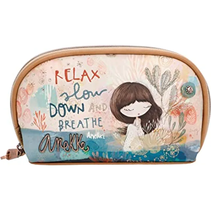 Anekke Pochette Walletbag, kombi(mediterranean), Gr. S - Anekke Federmäppchen mit mediterranem Design und Reißverschluss