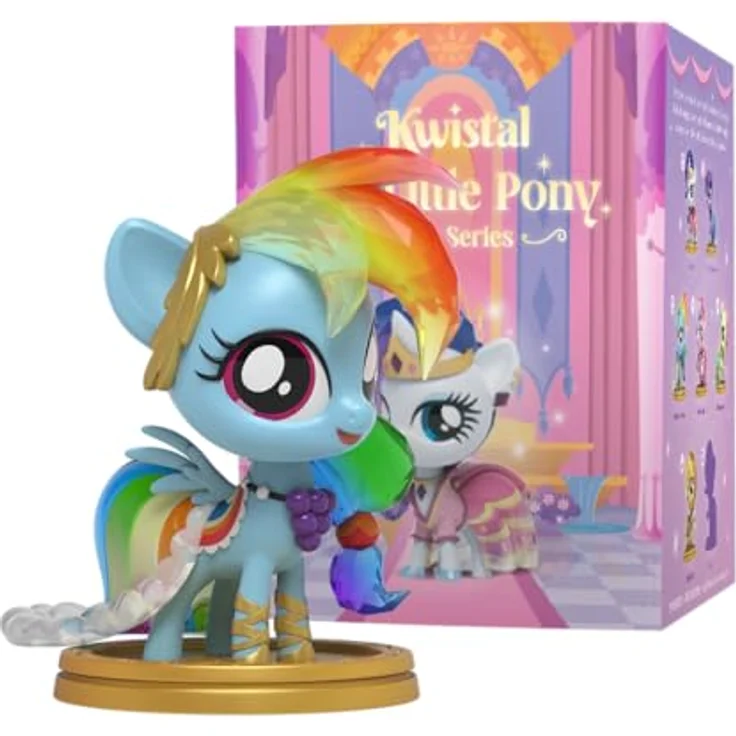 Mighty Jaxx Kwistal Fwenz My Little Pony Serie 3 Gala Edition, Sammelfigur mit magischer Kwistal-Optik und detaillierten Schönheitsflecken – Bild 2