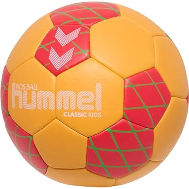 hummel hmlCLASSIC Kids HB Handball, ORANGE/RED/Green, 0.0, mit strukturiertem Obermaterial – Bild 1
