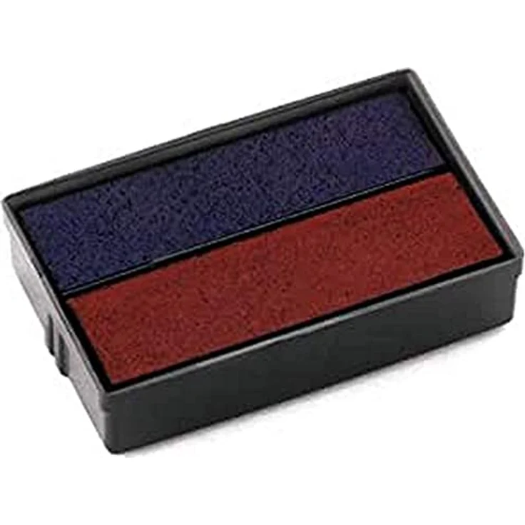 COLOP Ersatzstempelkissen E10/2 für S160, Stempelkissen in blau/rot, passend für Printer 10 und MiniDater S 160 – Bild 2