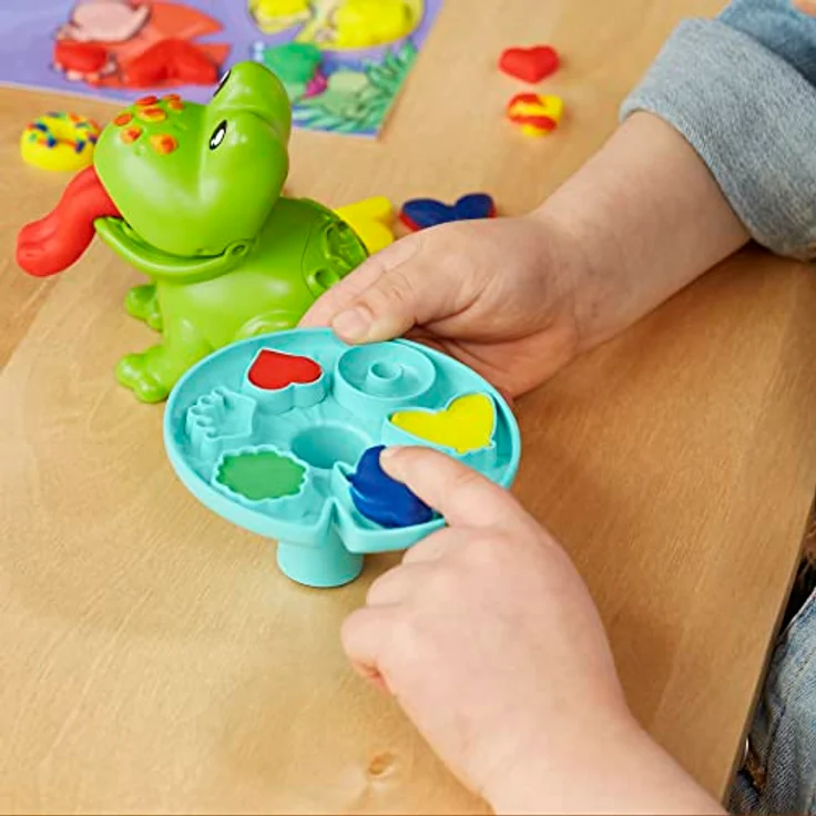 Play-Doh Farbi, der Frosch, 4 Dosen, Vorschulspielzeug, F6926, Multi – Bild 4