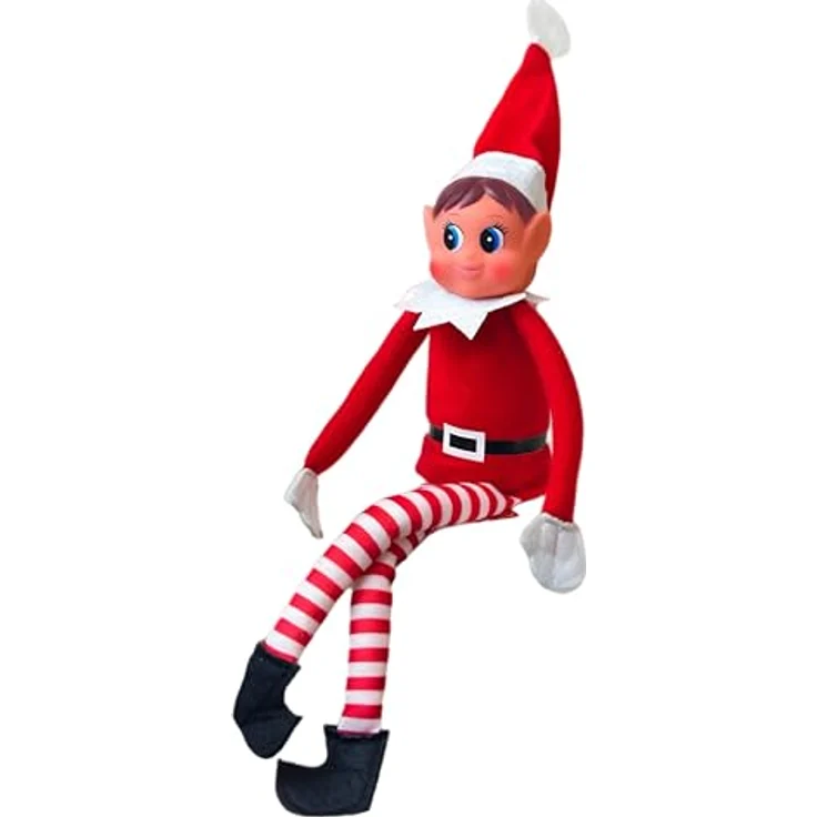 GLOW Wholesale Elvie (Mädchen) Lustige und verspielte Elfen verhalten Sich schlecht Figur mit weichem Körper und Vinyl-Gesicht, rot – Bild 2