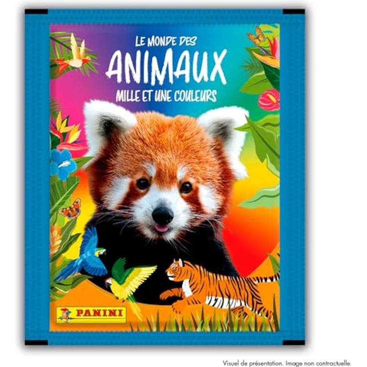 Panini Starterpaket – Tiere 2025, Album + 3 Hüllen + 15 Aufkleber für Sammelkarten – Bild 5