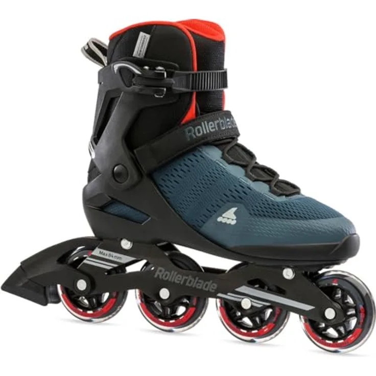 Rollerblade Herren Sirio 80 Inlineskate, Orion Blue/Spicy Orange, High Quality