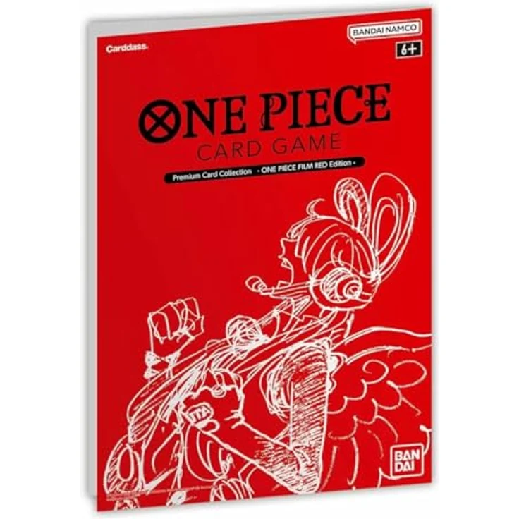 BANDAI One Piece Premium Card Collection Film Red Edition Folder Binder Limited Edition, Sammelkarten Zubehör mit ikonischen Charakteren und einzigartigen Fähigkeiten, ideal als Geburtstagsgeschenk – Bild 1