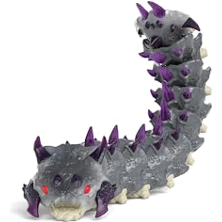 Schleich Schattenwurm (70830) Eldrador Creatures, beweglicher Körper mit stacheligen Kristallen, 26 x 4,7 x 4,2 cm – Bild 6