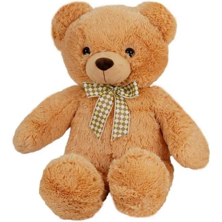Beppe Buddy Bär Maskottchen, braun, 70 cm kuscheliges Teddybär-Kuschelspielzeug