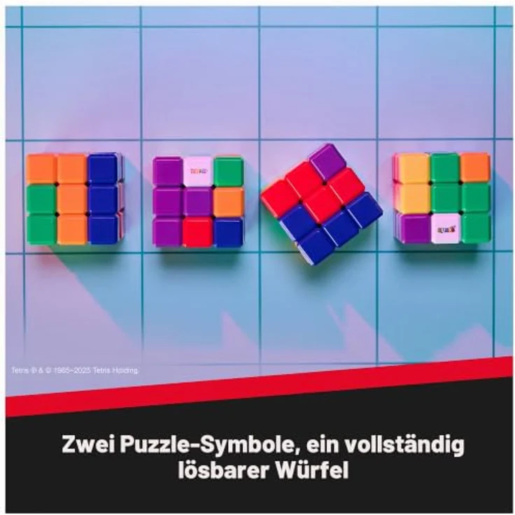 Rubiks Tetris Cube, Gehirntraining-Würfel mit 6 Tetrimino-Formen, Schwierigkeitsgrad 4 – Bild 3
