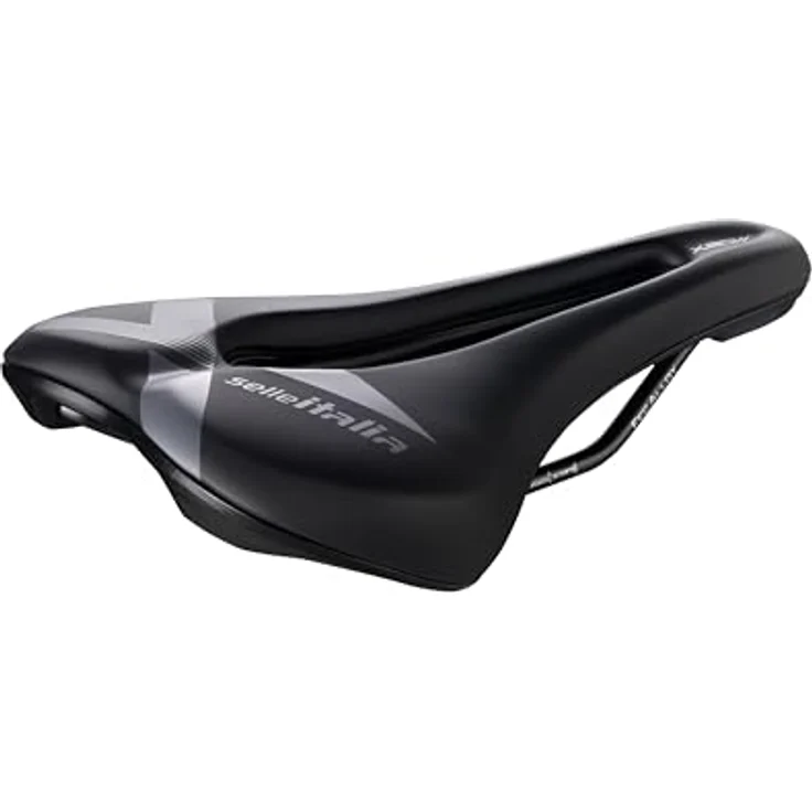 Selle Italia X-Bow SF L3 Fahrradsattel, Black, mit Schalenflexibilität und Stoßdämpfer – Bild 1