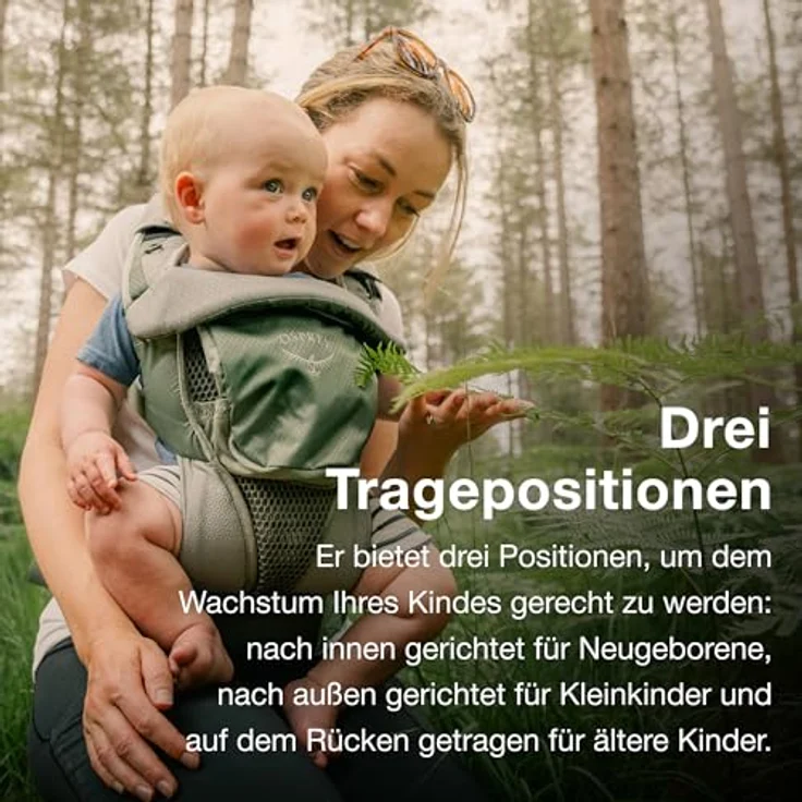Osprey Poco Soft Child Carrier, Kindertragerucksack mit Beckengurt und Fläschchentasche, 65 cm, Polyester – Bild 4