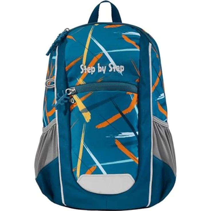 Step by Step KIGA Maxi Rucksack-Set „Dragon Milo“, blauer Ergonomischer Mini-Rucksack mit separatem Innenfach und höhenverstellbarem Brustgurt, für Kita und Freizeit, 10 l, ab 3 Jahren – Bild 4