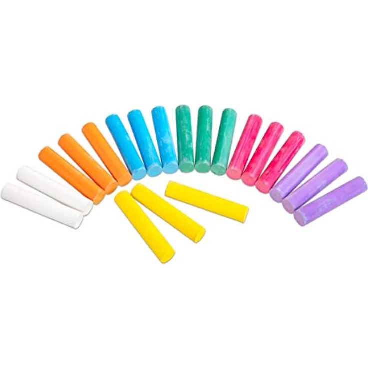 Betzold Straßenmalkreide, 7 Farben für Kinder, Outdoor Kunst, praktisches Eimerchen – Bild 5