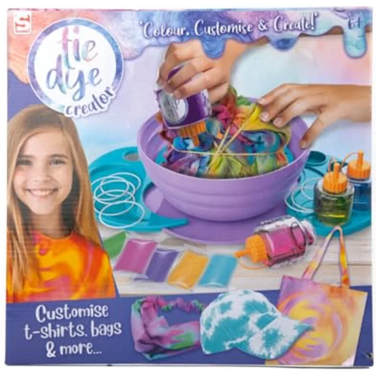 Sambro DIY Bruisbal maker, Bastelset mit Kunststoffschale, Zubehörhaltern und Farbpulver