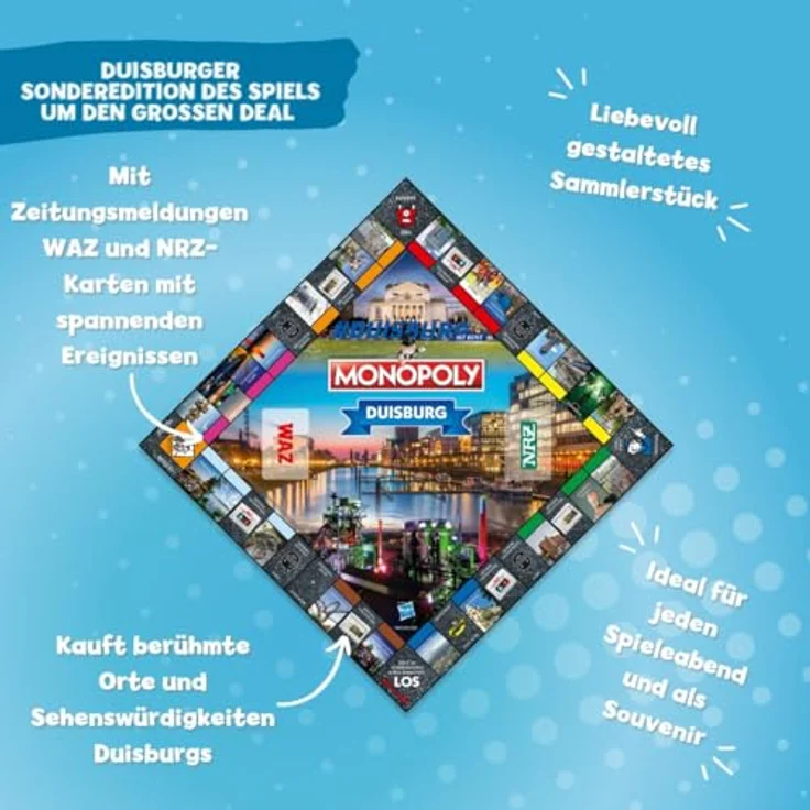 Winning Moves - Monopoly - Duisburg Städte-Edition - Gesellschaftsspiel für die ganze Familie, ab 8 Jahren, Deutsch – Bild 2