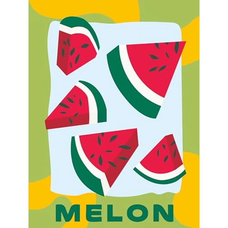 Ravensburger CreArt Malen nach Zahlen, Melonen-Motiv für Erwachsene, 24 Acrylfarben, made in Europe – Bild 2