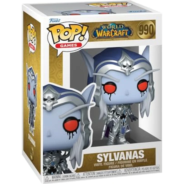 Funko Pop Sammelfigur Sylvanas Windrunner, World of Warcraft Sammelfigur, 9,5 cm, mit detaillierter Rüstung in Schwarz – Bild 2