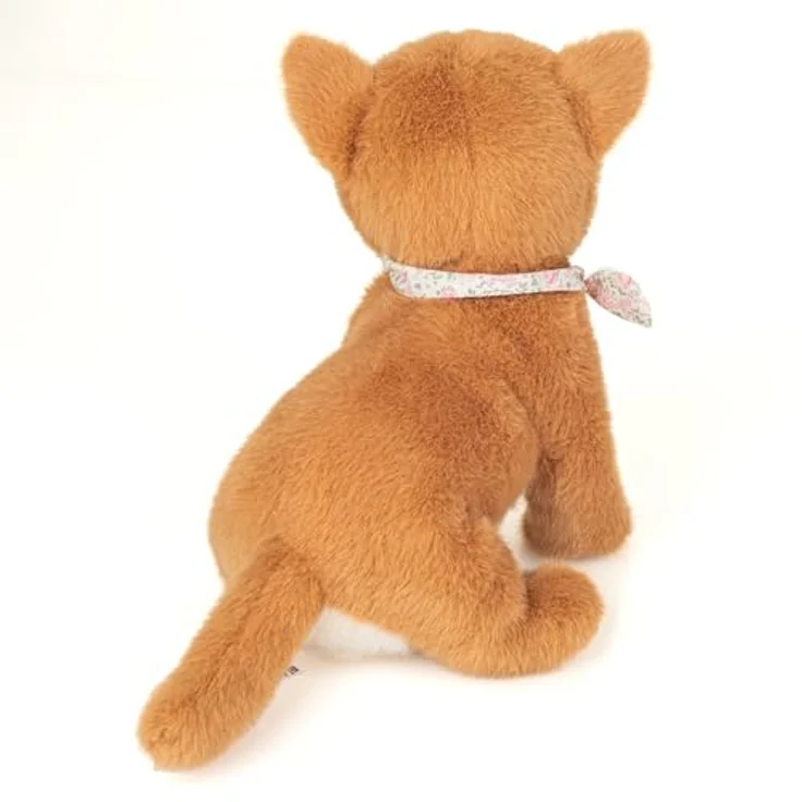Hermann Teddy Babykatze rot 24 cm, Kuscheltier mit recycelter Füllung und geprüfter Sicherheit – Bild 3