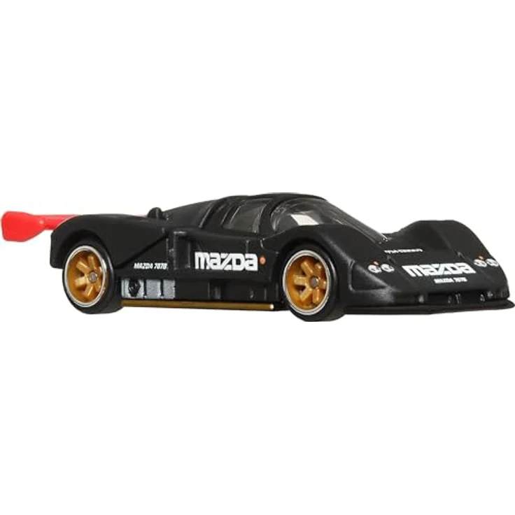Hot Wheels Mazda 787B Premium Car Culture, Maßstab 1:64, Hammertropfen-Fahrzeug mit echten Real Riders-Reifen und Metallgehäuse – Bild 3