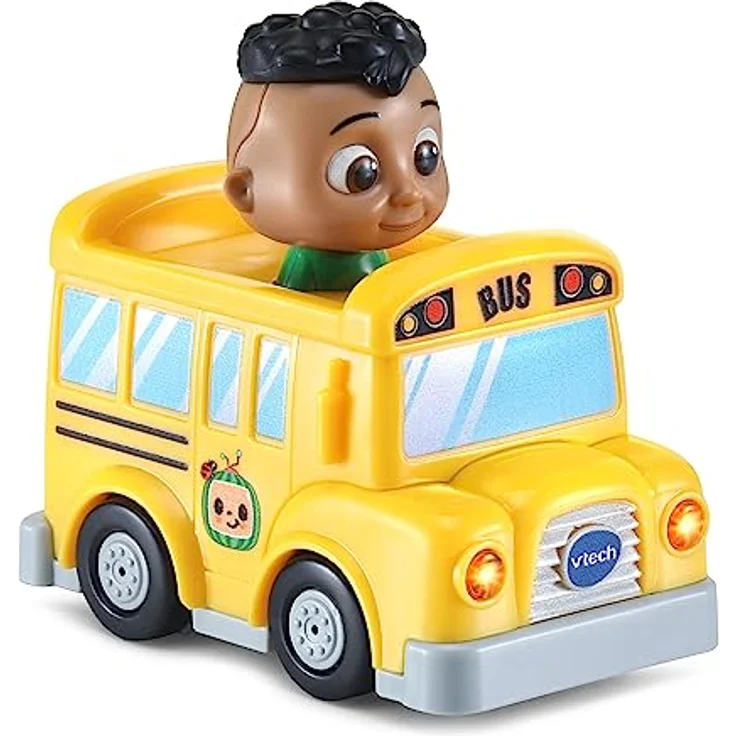 VTech Baby TUT TUT Baby Flitzer - CoComelon Codys Schulbus mit Schiene, spricht Sätze und spielt Lieder, deutsch, 1,5-5 Jahre – Bild 3