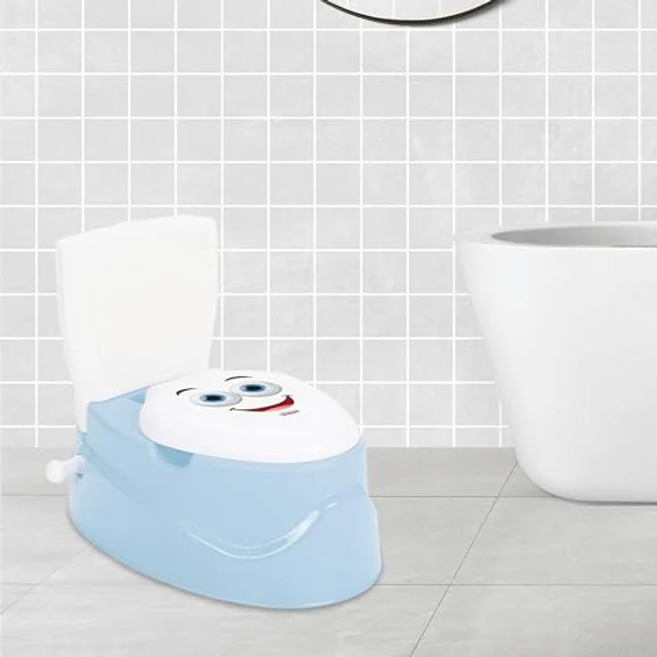 Lemodo Toilettentrainer Töpfchen für Kinder ab 18 Monate, mit Musik, herausnehmarem Innenbehälter, in pink, blau oder grau – Bild 6