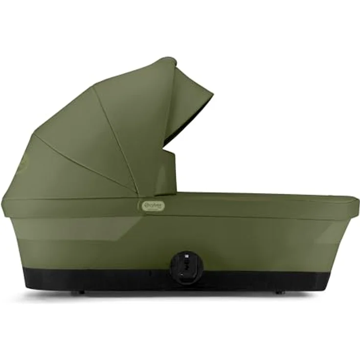 CYBEX Gold GAZELLE S Cot Kinderwagenaufsatz, für Neugeborene bis 6 Monate, Moss Green, mit XXL-Sonnenverdeck und Tragegriff – Bild 4