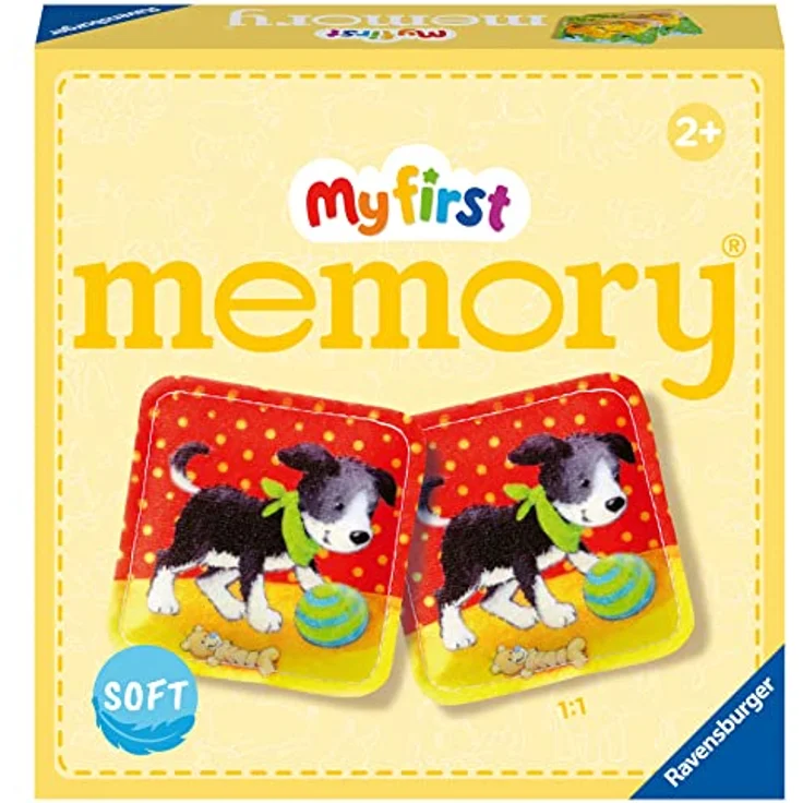 Ravensburger - 20998 - My first memory® Plüsch - Das klassische Gedächtnisspiel mit 24 Stoff-Karten und süßen Tierkindern, Spielzeug ab 2 Jahre – Bild 2