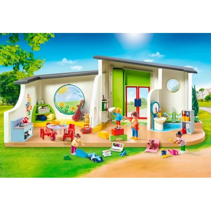 Playmobil® Konstruktions-Spielset KiTa 'Regenbogen' (71601), My Life, 50 Jahre, (182 St), Made in Europe - Preisvergleich – Bild 3
