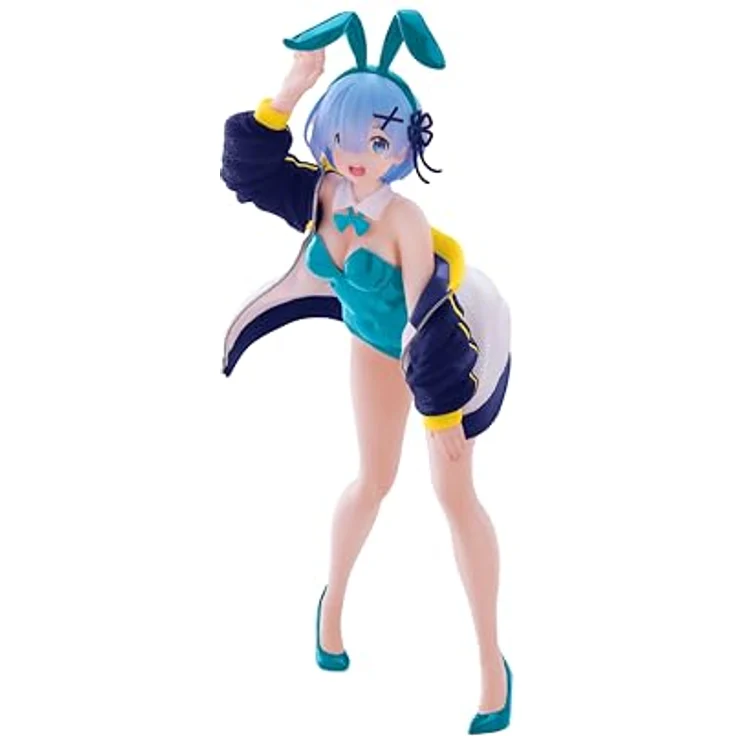 Taito Re:Zero Starting Life in Another World Coreful PVC Statue Rem (Jacket Bunny Ver.) Renewal, 18 cm, inkl. Standfuß, offizielles Lizenzprodukt – Bild 1