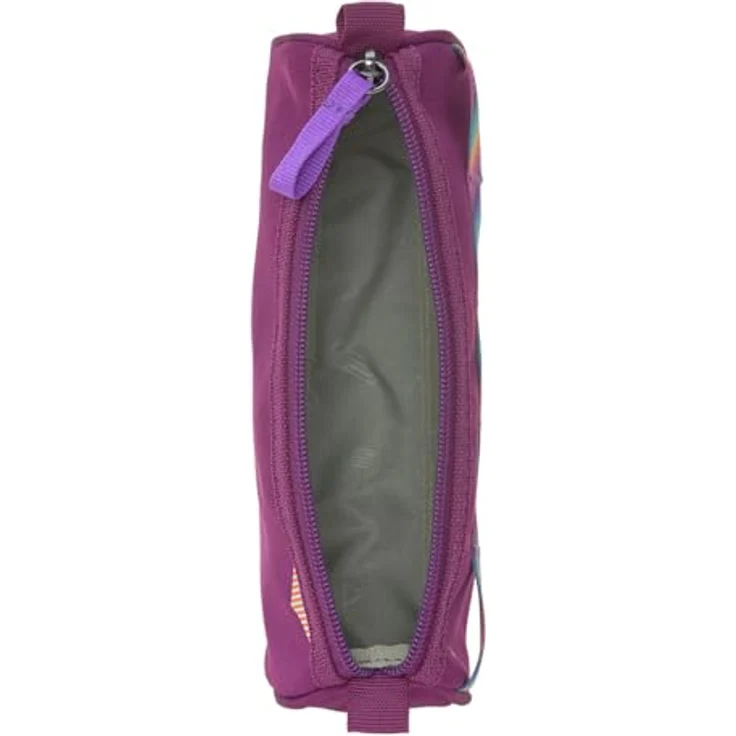 LÄSSIG Soft Pencil Case Unique Lilac, geräumiges Schlampermäppchen mit Zipper, 21,5 x 10,5 x 6 cm – Bild 3
