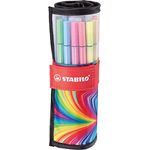 Premium-Filzstift - STABILO Pen 68 - 25er Rollerset ARTY Edition - mit 25 verschiedenen Farben