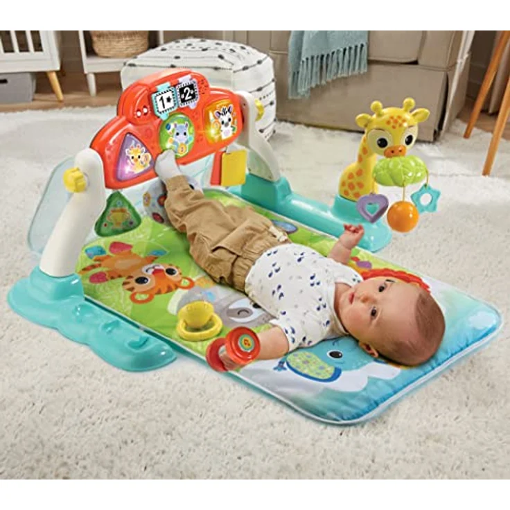 VTech Baby - 4-in-1 Sportspieldecke mit Musik, abnehmbares Spielboard, 2 Spielmodi, für Babys ab der Geburt – Bild 5