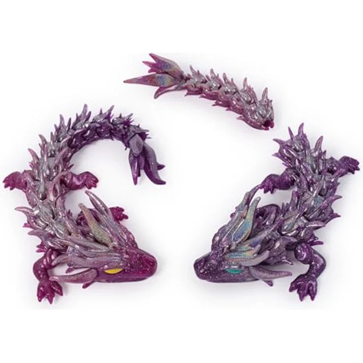 Spin Master CrystaLynx Dragons, Sammelfigur in Kristallei, 30 cm beweglicher Drache, assortiert – Bild 8