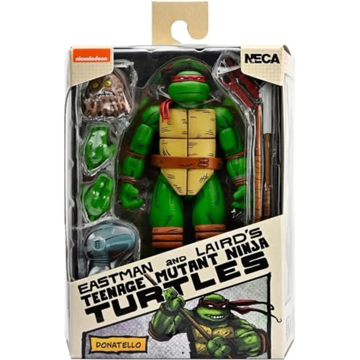 NECA Donatello Comics Actionfigur, 18 cm, detailgetreue Sammelfigur für Fans – Bild 1