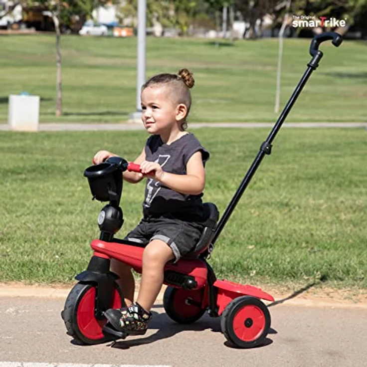 smarTrike Breeze S 6050500 3 in 1 Multifunktionales Dreirad, Anpassbares Dreirad in Rot für Kinder von 15-36 Monaten – Bild 3