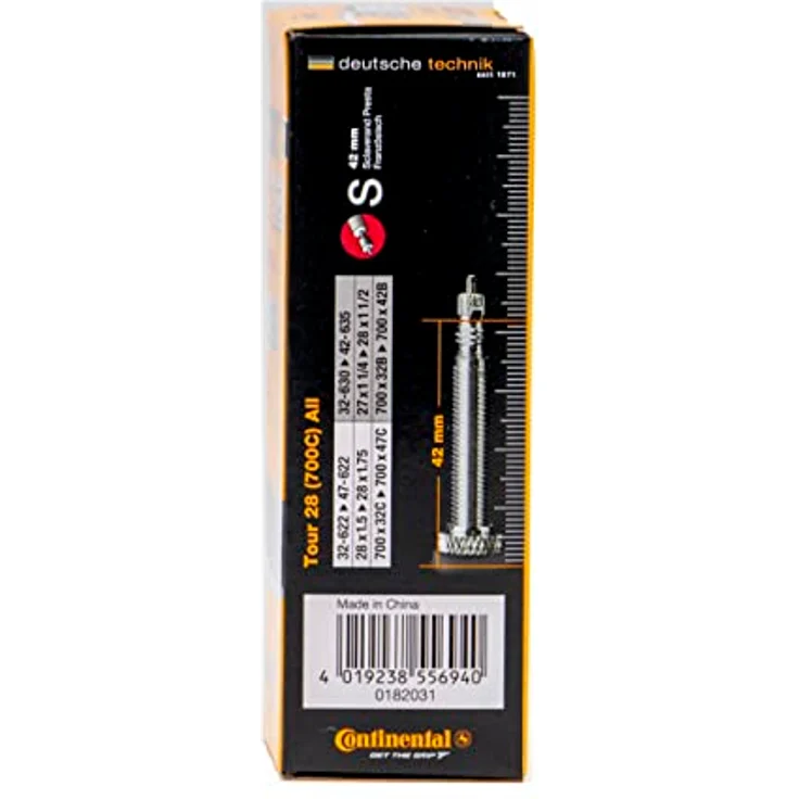 Continental Luftschlauch Fahrrad Tour 28, , Schwarz, 182031, S 42 – Bild 5