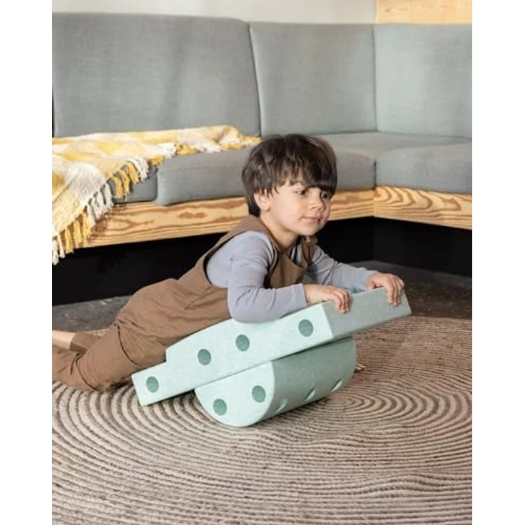 Modu 14 tlg. Baukasten Starter-Set Curiosity, altersweise motorische Förderung für Kinder von 0-6 Jahren, Ocean Mint / Forest Green – Bild 6
