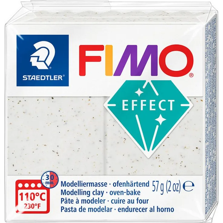 FIMO Modelliermasse effect 8010 Botanical, 57 g - Natürliche botanische Farben, 8 Portionen, vielseitig einsetzbar