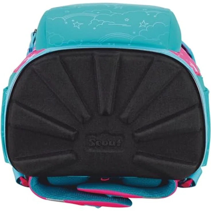 Scout Neo Superflash Extreme Unicorn, ergonomischer Schulranzen mit 21,5 Litern Volumen, abnehmbarem Hüftgurt und reflektierenden Warnflächen – Bild 6