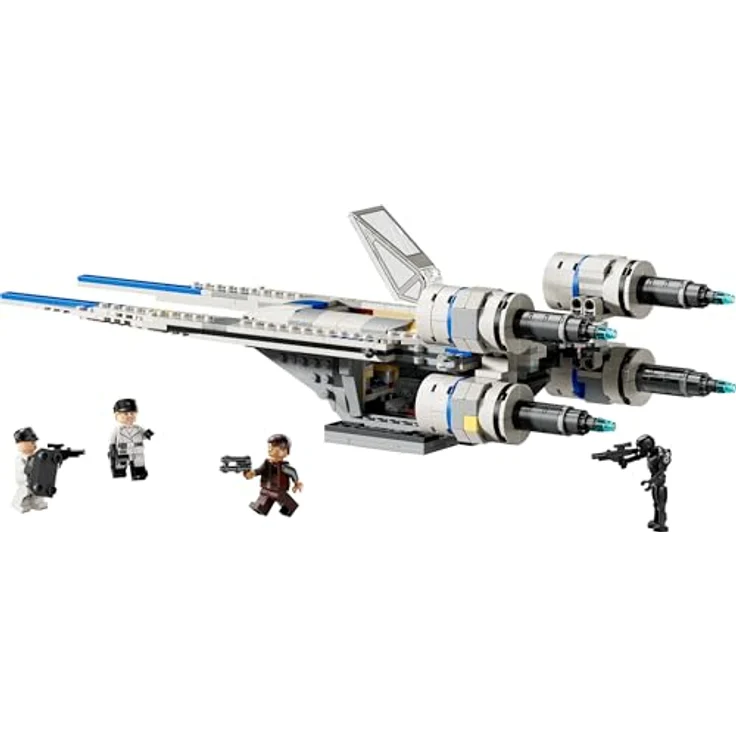 LEGO Star Wars™ 75399 Rebel U-Wing Starfighter Bausatz, 594 Teile, mit 3 Minifiguren und K-2SO, Mehrfarbig – Bild 2