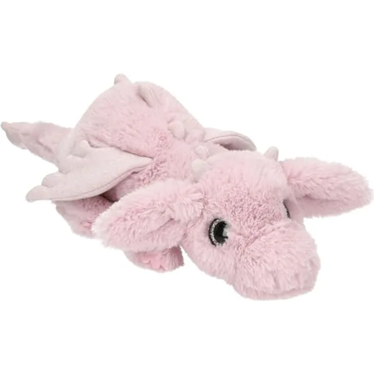 Depesche SNUKIS Kuscheltier Drache, rosa Plüschspielzeug mit Glitzer
