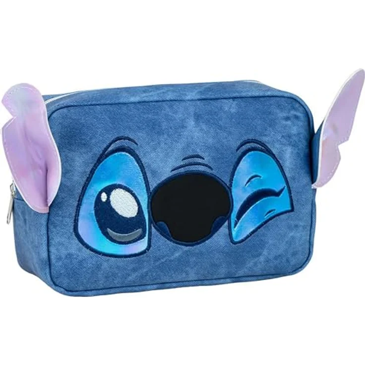 Cerda Federmäppchen Lilo & Stitch, Kosmetiktasche Stitch Twink, offiziell lizenziert, 23 x 15 x 9 cm, 100% Polyester – Bild 2