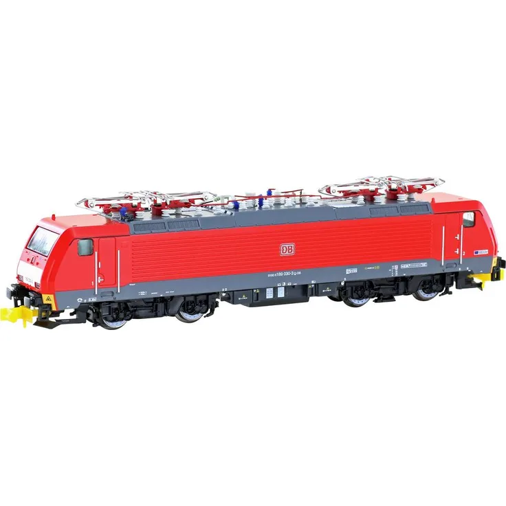 Hobbytrain H29271 N E-Lok BR 189, Elektrolok der DB Cargo mit automatischen Kupplungen, vierachsig